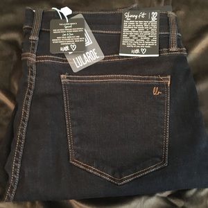 Lularoe Skinny Fit stretchy black bootcut jeans